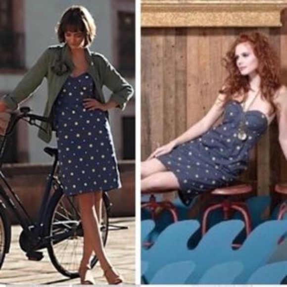 Anthropologie Dresses & Skirts - Anthropologie FLOREAT Sun Dot Strapless Dress 6